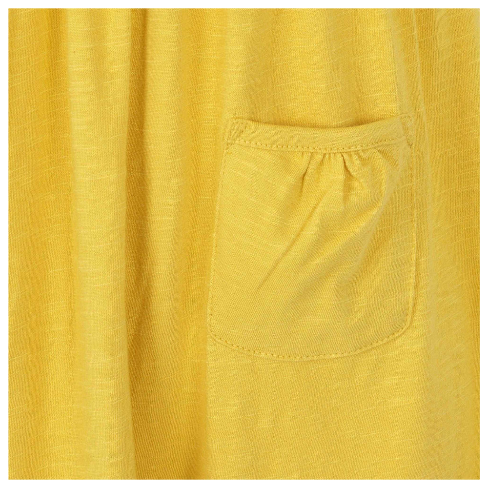 Yellow - Side - Lazy Jacks Girls Cotton Dress