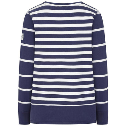 Twilight - Back - Lazy Jacks Womens-Ladies Striped Crew Neck Sweatshirt
