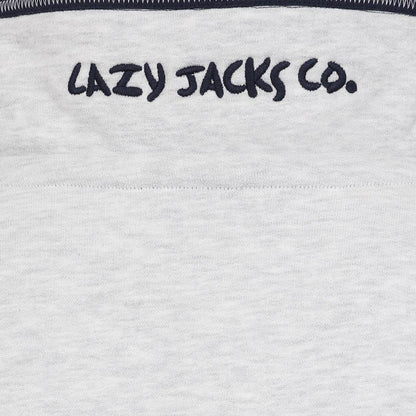 Rouge - Pack Shot - Lazy Jacks Mens Colour Block Sweatshirt