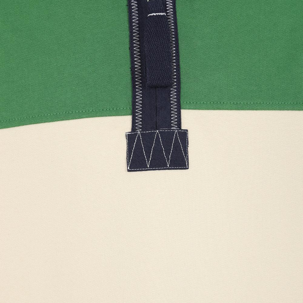 Fairway Green - Back - Lazy Jacks Mens Colour Block Sweatshirt