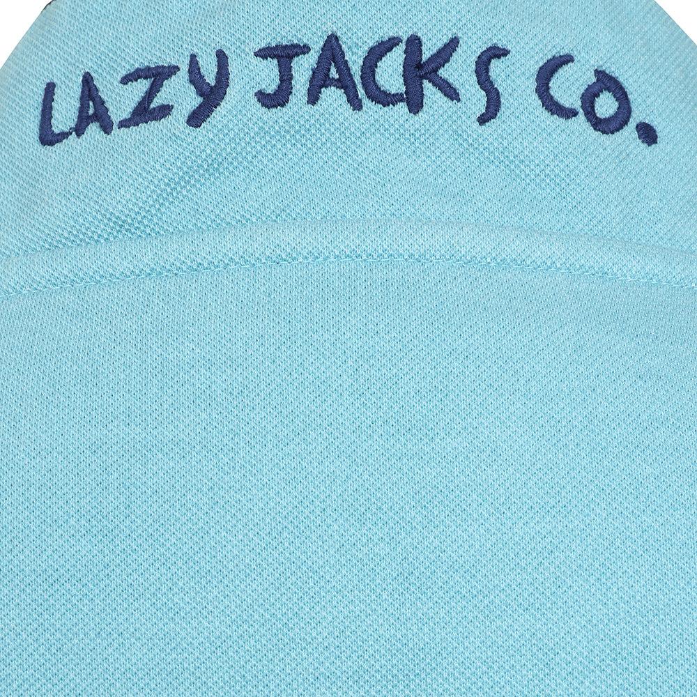 Spearmint - Pack Shot - Lazy Jacks Womens-Ladies Pique Button Neck Sweatshirt