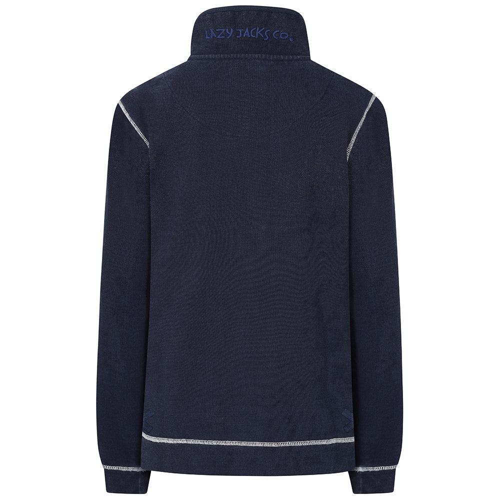 Twilight - Lifestyle - Lazy Jacks Womens-Ladies Pique Button Neck Sweatshirt