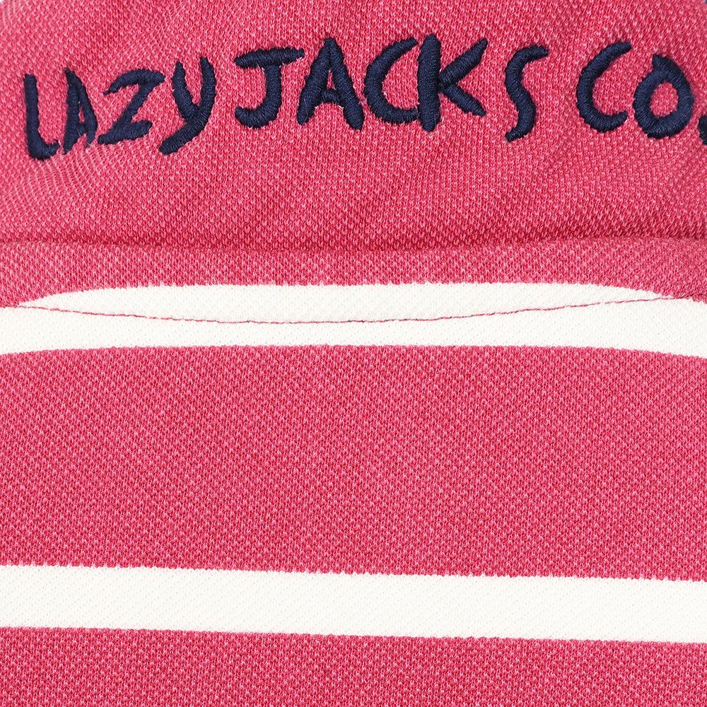 Cherry - Lifestyle - Lazy Jacks Girls Striped Pique Sweatshirt