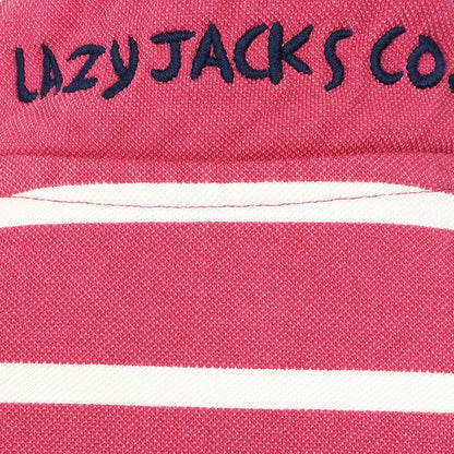 Cherry - Lifestyle - Lazy Jacks Girls Striped Pique Sweatshirt