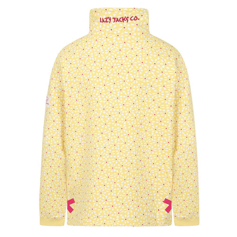 Sunshine - Back - Lazy Jacks Girls Printed Quarter Zip Sweatshirt