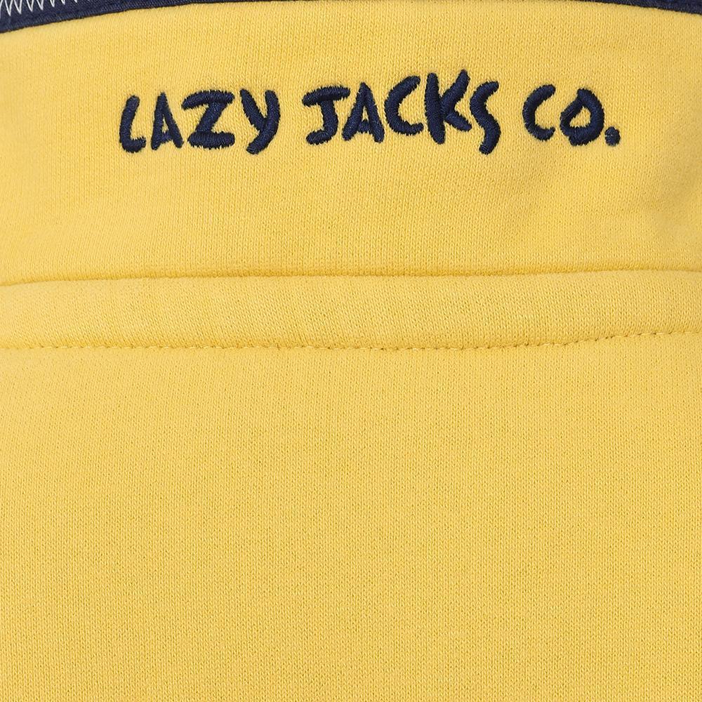 Yellow - Lifestyle - Lazy Jacks Boys Quarter Zip Sweatshirt