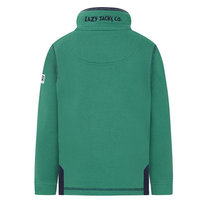 Fern - Side - Lazy Jacks Boys Quarter Zip Sweatshirt
