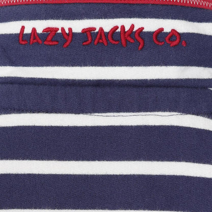 Marine-Red - Lifestyle - Lazy Jacks Boys Quarter Zip Sweatshirt