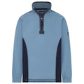 Airforce Blue - Front - Lazy Jacks Mens Panel Sweatshirt