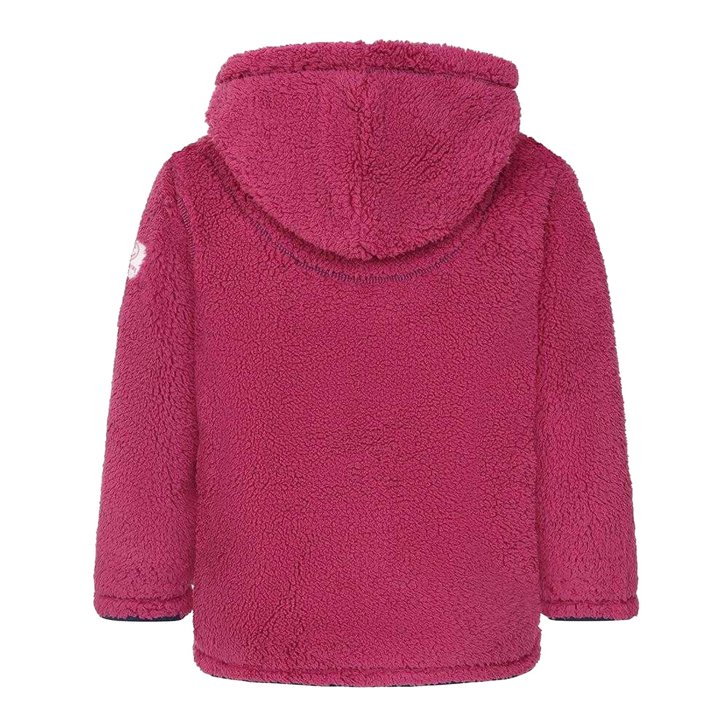 Raspberry - Back - Lazy Jacks Childrens-Kids Full Zip Snug Fit Full Zip Hoodie