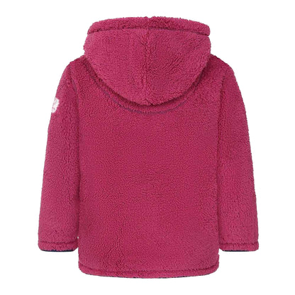 Raspberry - Back - Lazy Jacks Childrens-Kids Full Zip Snug Fit Full Zip Hoodie