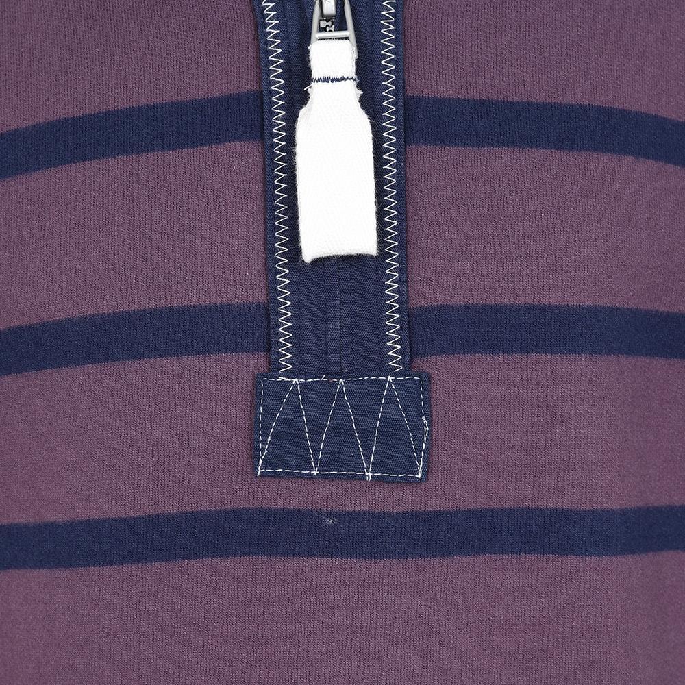 Grape - Back - Lazy Jacks Childrens-Kids Striped Sweatshirt