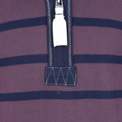 Grape - Back - Lazy Jacks Childrens-Kids Striped Sweatshirt