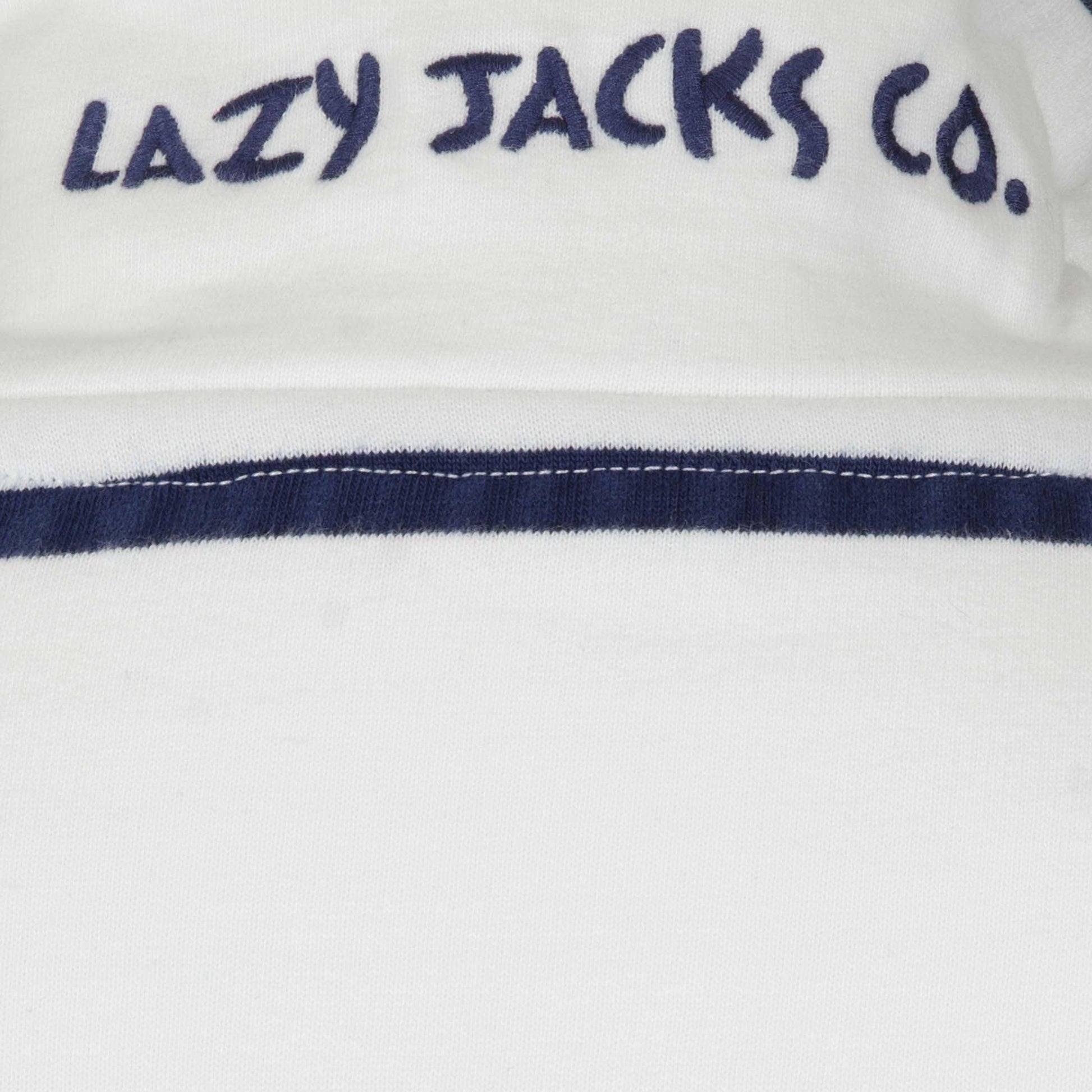 White - Lifestyle - Lazy Jacks Womens-Ladies Quarter Zip Sweatshirt