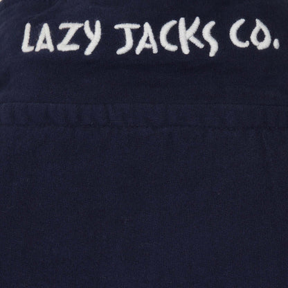 Marine - Pack Shot - Lazy Jacks Mens Quarter Zip Sweatshirt