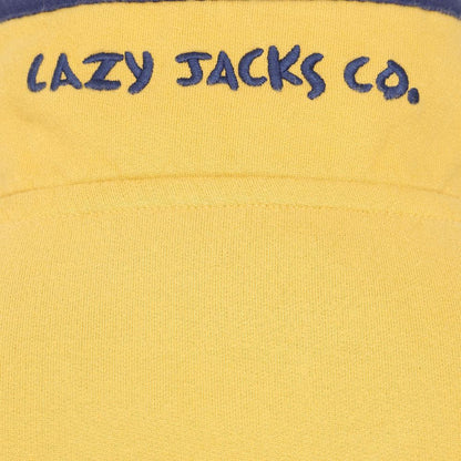 Heather - Pack Shot - Lazy Jacks Womens-Ladies Button Neck Sweatshirt