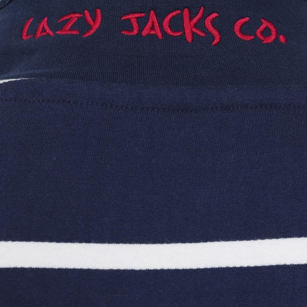 Marine - Lifestyle - Lazy Jacks Mens Striped Sweatshirt