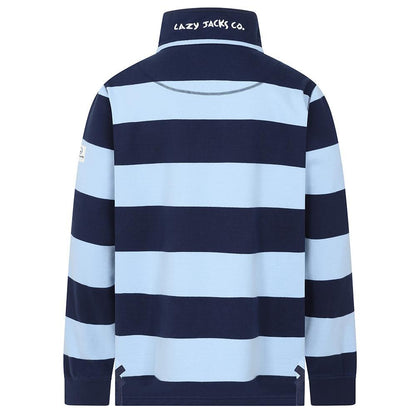 Sky - Side - Lazy Jacks Mens Striped Sweatshirt