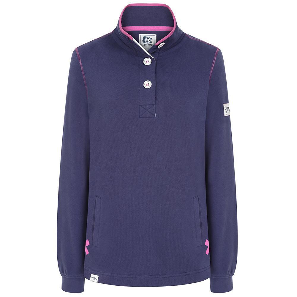 Twilight - Front - Lazy Jacks Womens-Ladies Button Neck Sweatshirt
