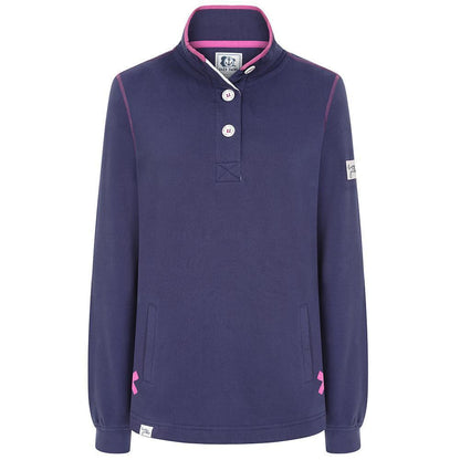 Twilight - Front - Lazy Jacks Womens-Ladies Button Neck Sweatshirt
