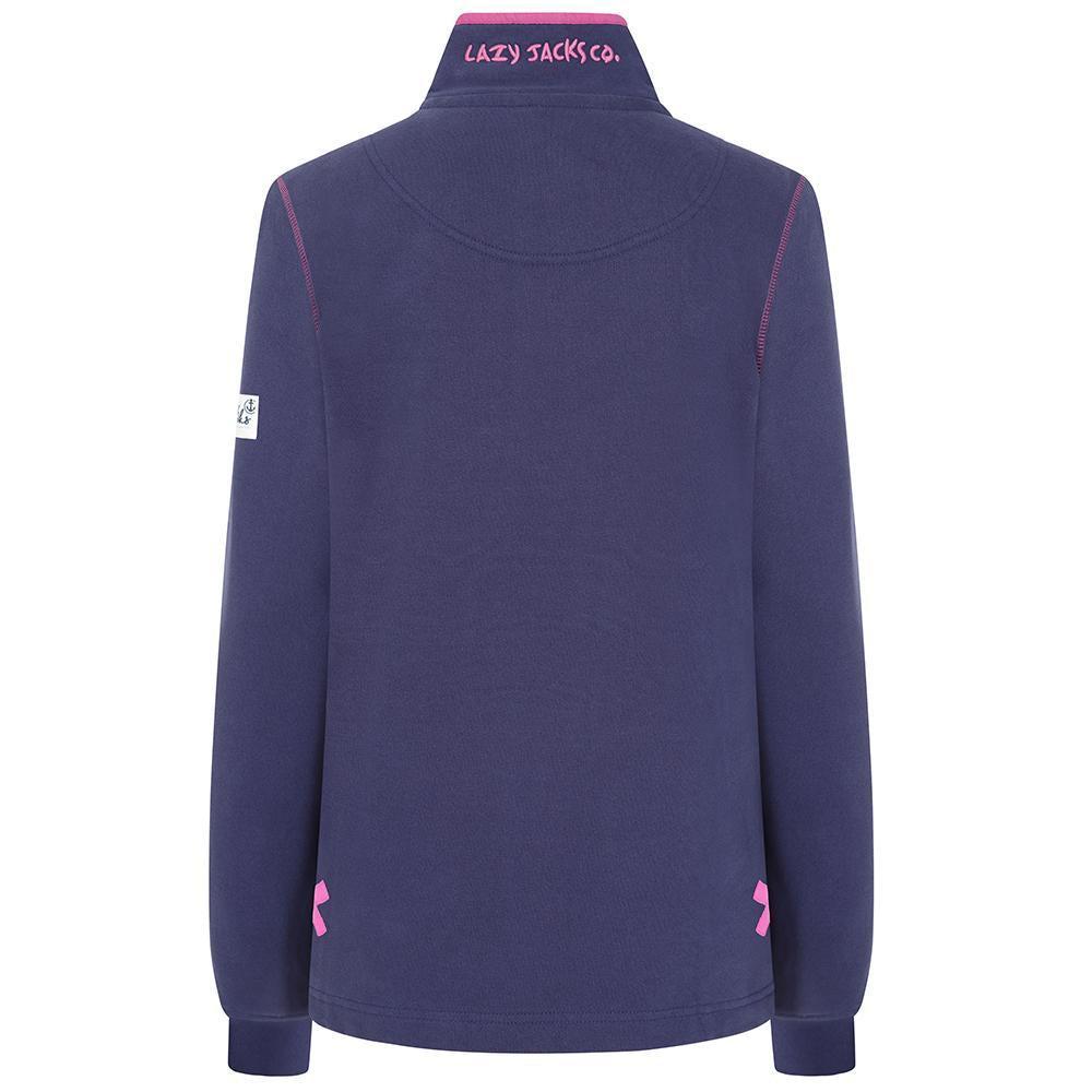 Twilight - Back - Lazy Jacks Womens-Ladies Button Neck Sweatshirt