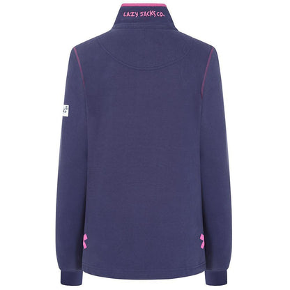 Twilight - Back - Lazy Jacks Womens-Ladies Button Neck Sweatshirt