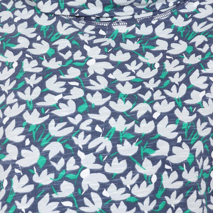Emerald - Side - Lazy Jacks Womens-Ladies Printed Polo Neck Sweatshirt