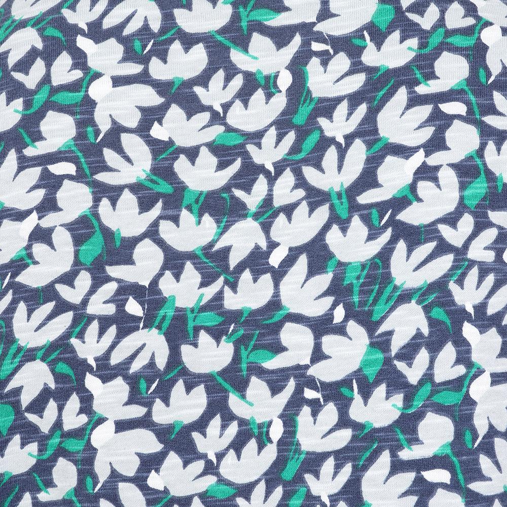 Emerald - Pack Shot - Lazy Jacks Womens-Ladies Printed Polo Neck Sweatshirt