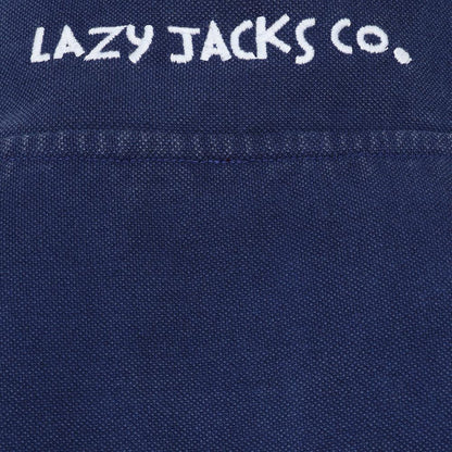 Marine - Lifestyle - Lazy Jacks Mens Pique Quarter Zip Sweatshirt