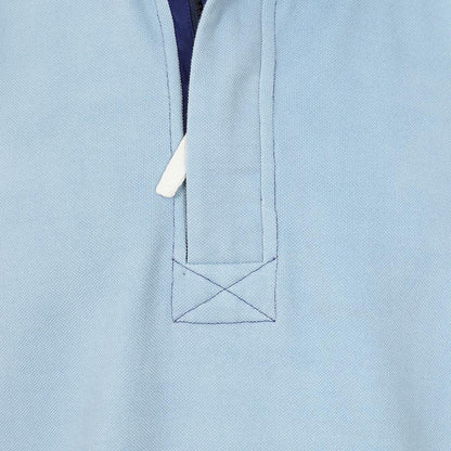 Sky - Side - Lazy Jacks Mens Pique Quarter Zip Sweatshirt