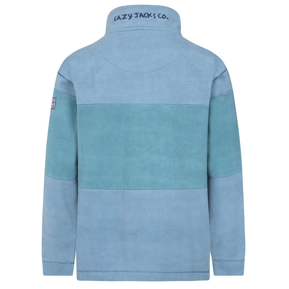 Peacock - Side - Lazy Jacks Mens Pique Sweatshirt
