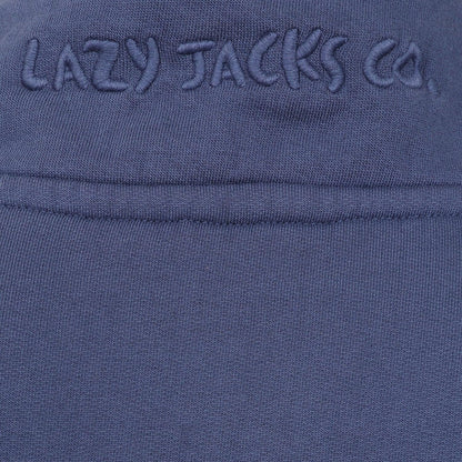 Denim - Pack Shot - Lazy Jacks Mens Quarter Zip Sweatshirt