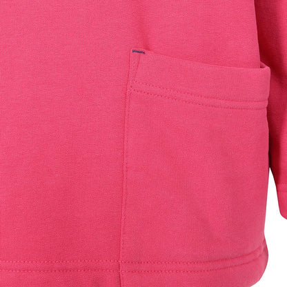 Cherry - Side - Lazy Jacks Womens-Ladies Logo Roll Neck Sweatshirt