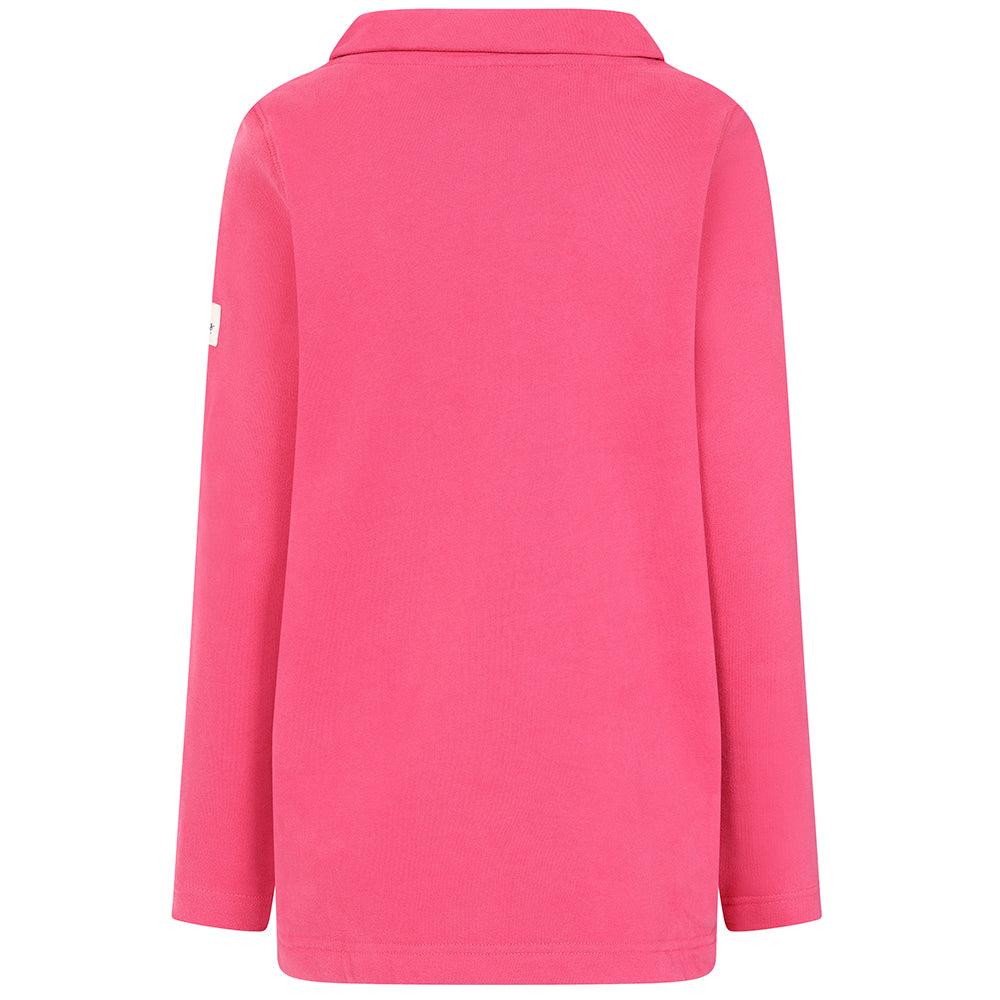 Cherry - Lifestyle - Lazy Jacks Womens-Ladies Logo Roll Neck Sweatshirt