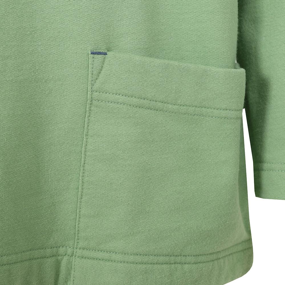 Grass Green - Back - Lazy Jacks Womens-Ladies Logo Roll Neck Sweatshirt