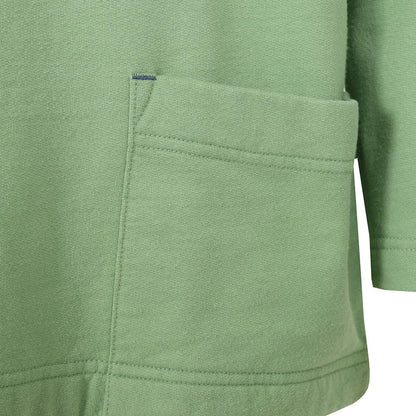 Grass Green - Back - Lazy Jacks Womens-Ladies Logo Roll Neck Sweatshirt