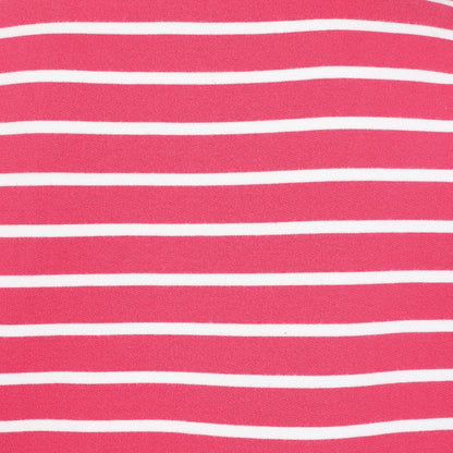 Cherry - Back - Lazy Jacks Womens-Ladies Striped Roll Neck Sweatshirt