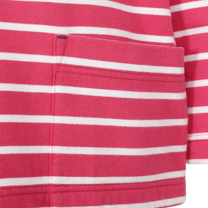Cherry - Lifestyle - Lazy Jacks Womens-Ladies Striped Roll Neck Sweatshirt