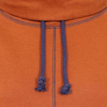 Rust - Back - Lazy Jacks Womens-Ladies High-Neck Sweatshirt