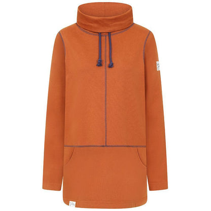 Rust - Pack Shot - Lazy Jacks Womens-Ladies High-Neck Sweatshirt