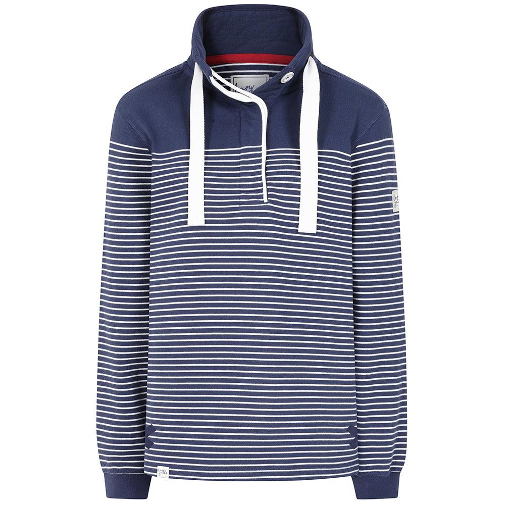 Twilight - Back - Lazy Jacks Womens-Ladies Button Neck Sweatshirt