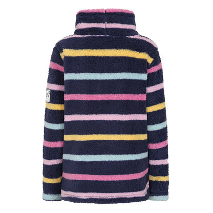 Twilight - Back - Lazy Jacks Womens-Ladies Striped Pique Sweatshirt