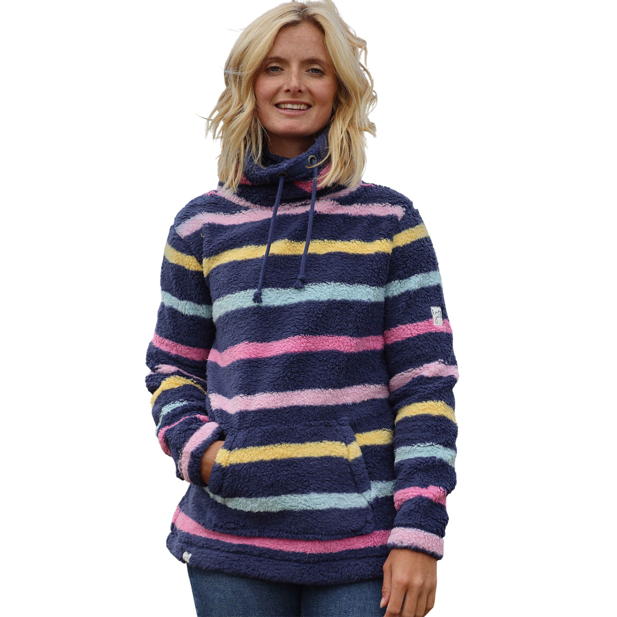 Twilight - Lifestyle - Lazy Jacks Womens-Ladies Striped Pique Sweatshirt