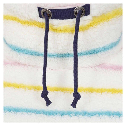 Winter Brights - Side - Lazy Jacks Womens-Ladies Striped Pique Sweatshirt