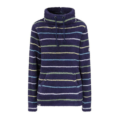 Winter Green - Front - Lazy Jacks Womens-Ladies Striped Pique Sweatshirt