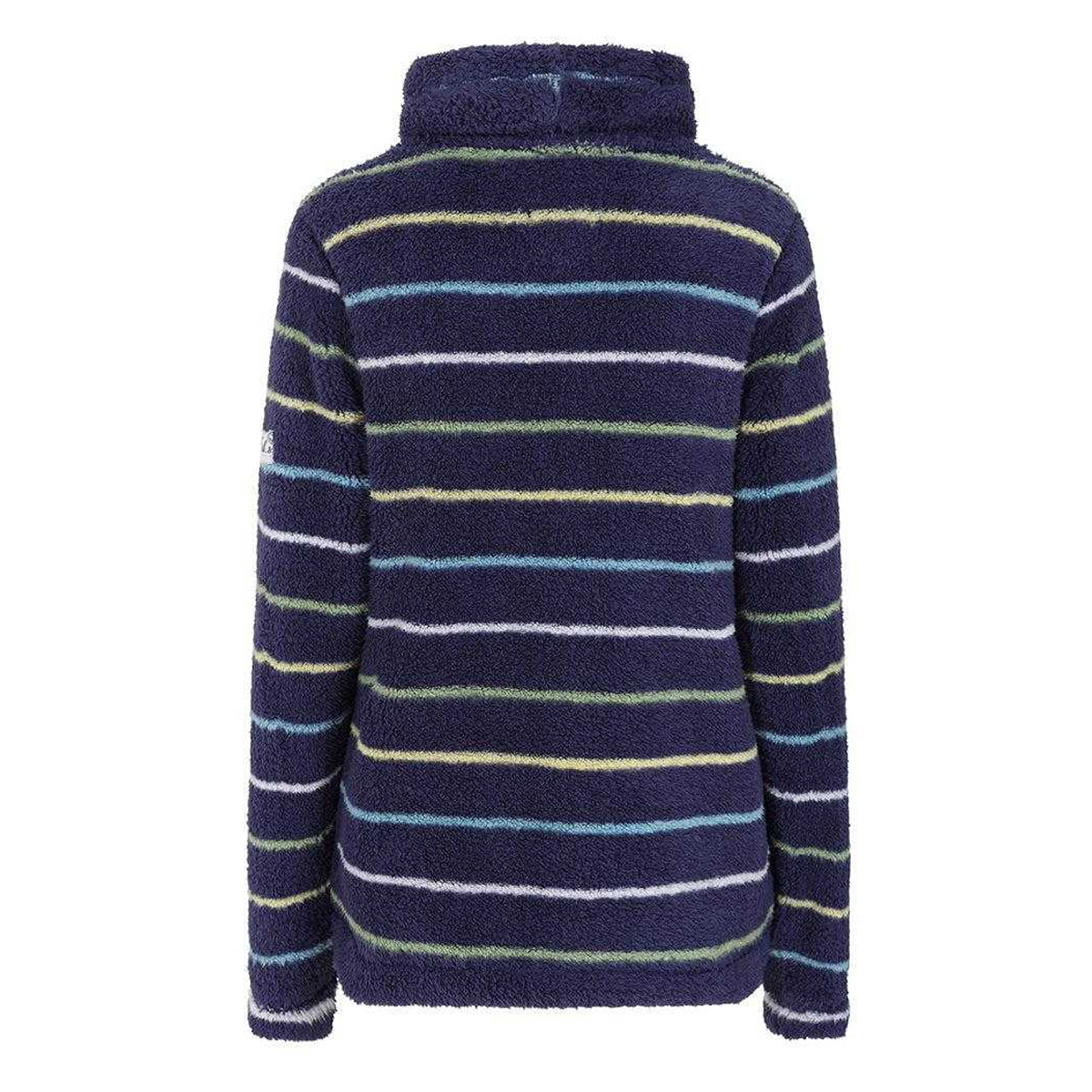 Winter Green - Back - Lazy Jacks Womens-Ladies Striped Pique Sweatshirt
