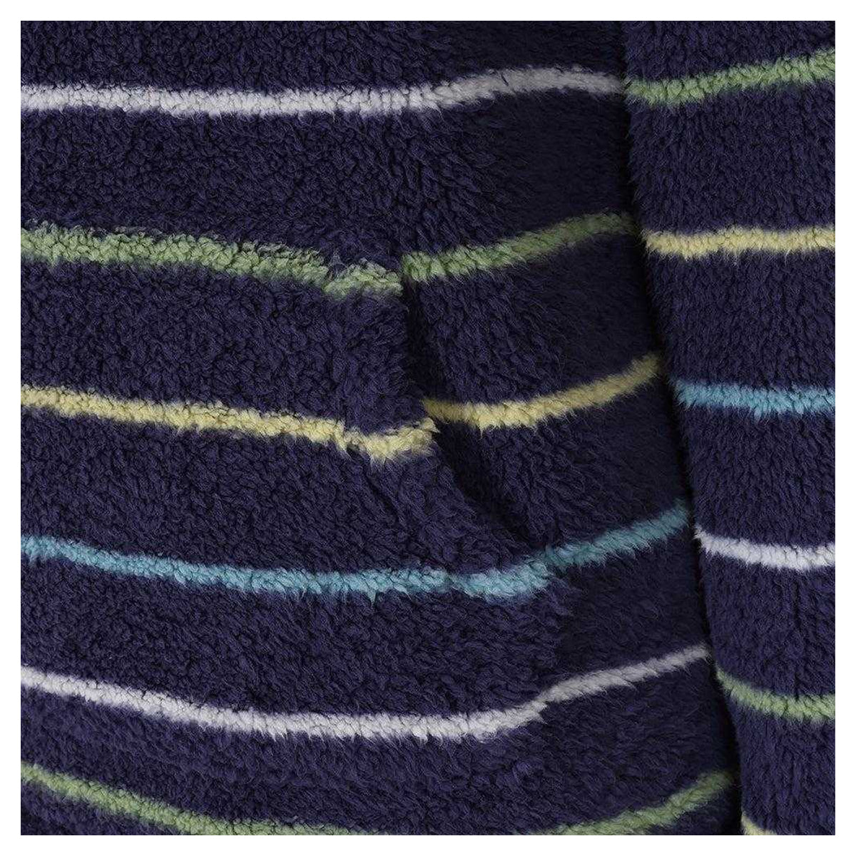 Winter Green - Lifestyle - Lazy Jacks Womens-Ladies Striped Pique Sweatshirt