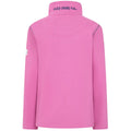 Pink - Back - Lazy Jacks Womens-Ladies Logo Full Zip Sweatshirt