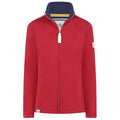 Red - Front - Lazy Jacks Womens-Ladies Logo Full Zip Sweatshirt