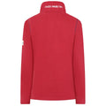 Red - Back - Lazy Jacks Womens-Ladies Logo Full Zip Sweatshirt